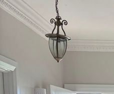 2 brass lights