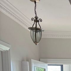 2 brass lights