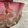 Early Edwardian oil lamp with cast metal base. Image 3