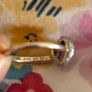 Pandora Womens Silver Crossover Sparkly Ring- Size 58 Brand New Image 9