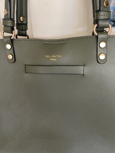Gallantry Paris green handbag