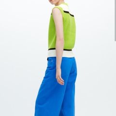 Marni x Uniqlo V-Neck Knit Vest Lime Green Size XS
