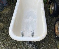 cast iron bath