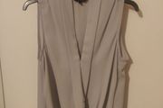 New Look Pale Grey Wrap Blouse