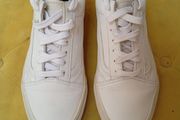 Vans White Leather Trainers