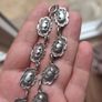 Danecraft sterling silver vintage water Lilly necklace Image 8