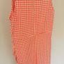 Zara red gingham dress with ruching detail Image 5