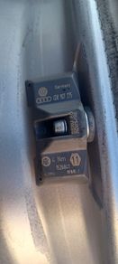Volkswagen tyre pressure monitor TPM