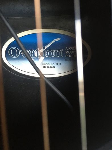 ovation Balladeer guitar
