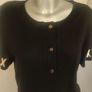 La Scala designer black gold embroidered set top and pants size UK14 EU42 Postage included Image 4