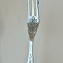 Rare piece 1861-1862 UK Sterling silver ornate fish cutlery set Image 5