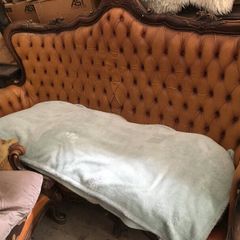 Couch and two chairs, ideal for upcycling project