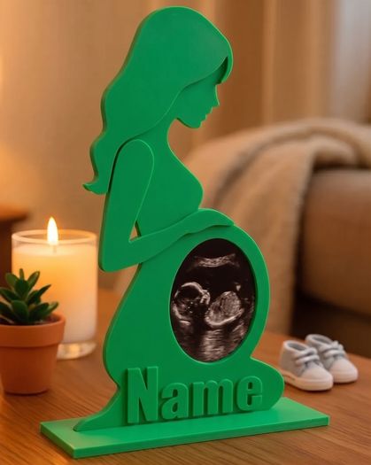 Personalised Pregnancy Scan Frame Baby Ultrasound Gift