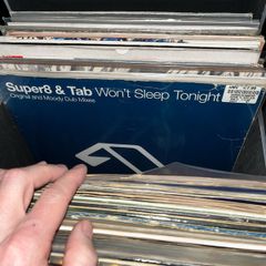 Super 8 & tab wont sleep tonight 12" vinyl