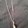 Silver pendant tear drop hallmarked 925 Image 2