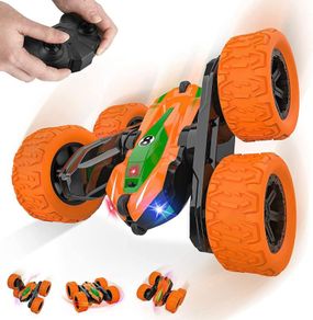 Remote Control Car Toy for Kids, 2.4G RC Car Double Side 4WD Crawler Stunt Racing Car Offroad Fast Car Game Cool Gadget Stocking Filler Xmas Gift Present for Boys Girls Teenager Children (FREE POSTAGE)