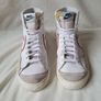 nike blazer hi tops Size 7 eu -40 white leather in excellent condition Image 2