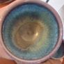 Wonderful Pair of Studio Art Pottery Goblets by Martin Branch Lyre Pottery, Cloncorban, Rossmore, Clonakilty, West Cork in a Fabulous Colourful Variegated Glaze. Pair Two Image 10