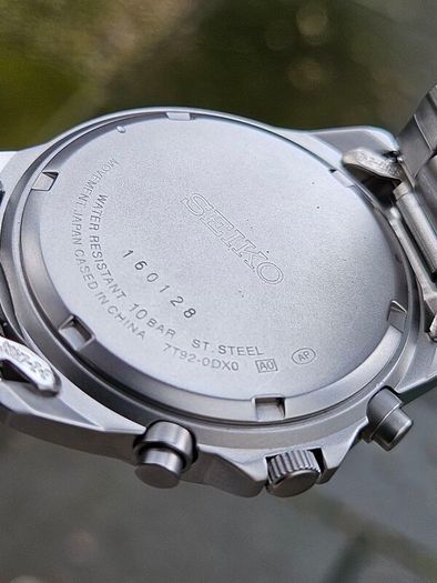 Watch Seiko Military Chronograph.