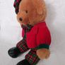 Rare Vintage Tartan Bear 1990 Image 6