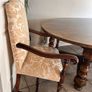 Large Solid Oak Dining Table & 12 Chairs Image 4