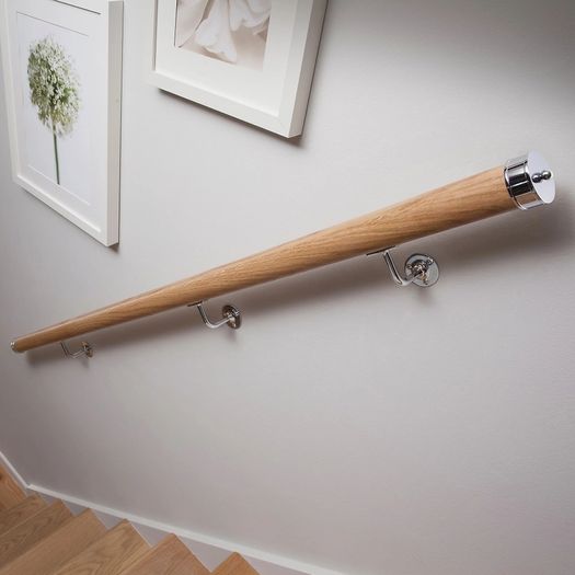 Pine Mopstick Handrails