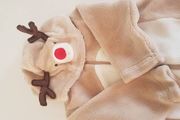 christmas reindeer suit onesie babygro