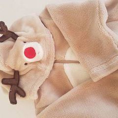 christmas reindeer suit onesie babygro