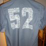 Boys Fine striped blue and white shirt with double collar 7-8 years Image 2