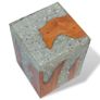 Stool Solid Teak Wood and Resin Image 6