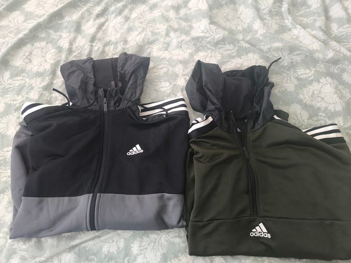 2 Men's Adidas hoodies