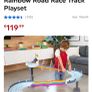 Hot Wheels Mario Kart Rainbow Road Raceway Set Image 6