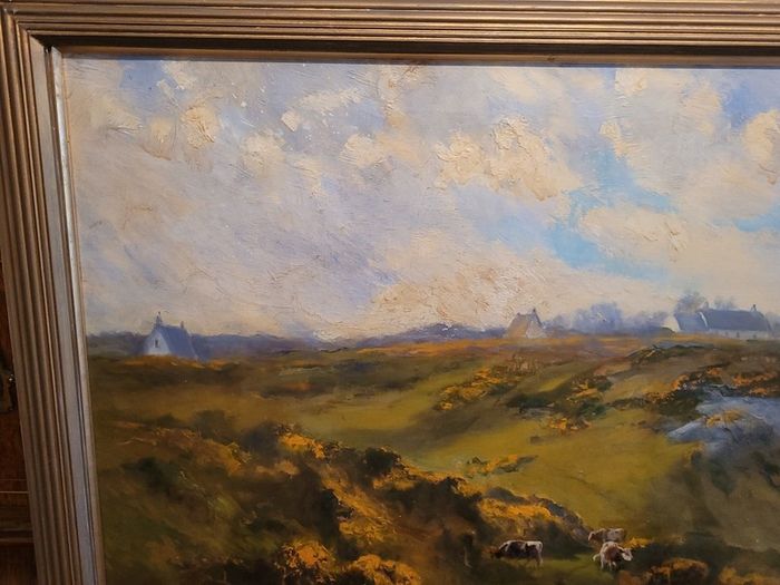 Original Henry William Moss painting - Howth Head 1933