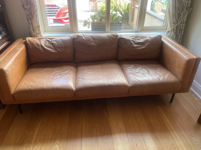 leather sofa