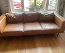 leather sofa