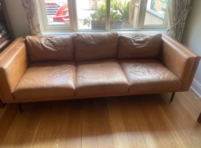 leather sofa
