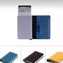 Pop up slider Card Mens Wallet dark brown colour Image 3