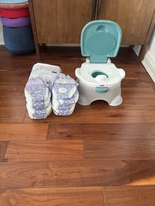 Fisher Price Potty and Huggies Pull Ups