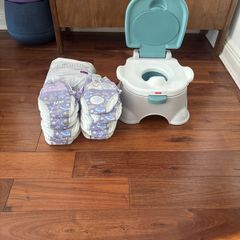 Fisher Price Potty and Huggies Pull Ups