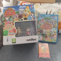 Wii U Animal Crossing New in the Box with figures and cards