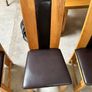 Solid Oak Dining Table and 6 Chairs Image 9