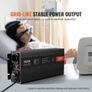 Pure Sine Wave Inverter, 3000 Watt, DC 12V to AC 230V Power Inverter with 2 AC Outlets 2 USB Port 1 Type-C Port, LCD Display and Remote Controller for Large Home Appliances, CE FCC Certified Image 3