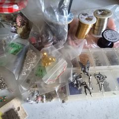 Large Jewellery Making Craft Bundle Beads Findings Wire Bead Smith Mixed Lot