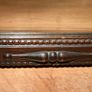 Vintage Heavy Oak Mirror Image 2