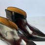 NEW Christian Dior West Boot Black/Burgundy Leather Image 7