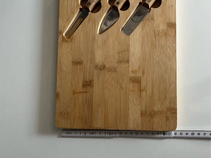 cheese board and cheese knife set