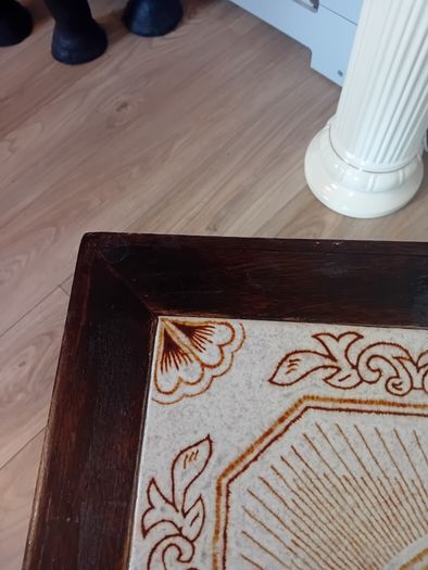 Mid century tiled coffee table