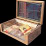 Vintage Cigar Display Glass Cabinet With Contents Image 3