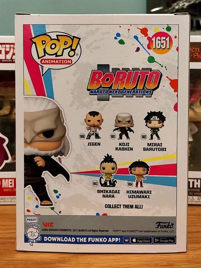 Funko Pop 1651 Boruto Koji Kashin Anime Manga Japan Figure Jiraya