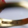 Vintage 14K White Yellow Gold  Diamond Wedding Engagement  Ring size P1/2 - 3,6g Image 8